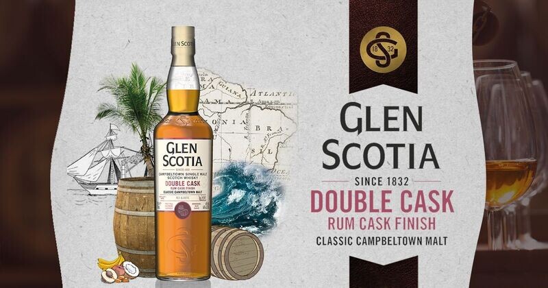 Glen Scotia Double Barrel Rum Cask Finish - 46%