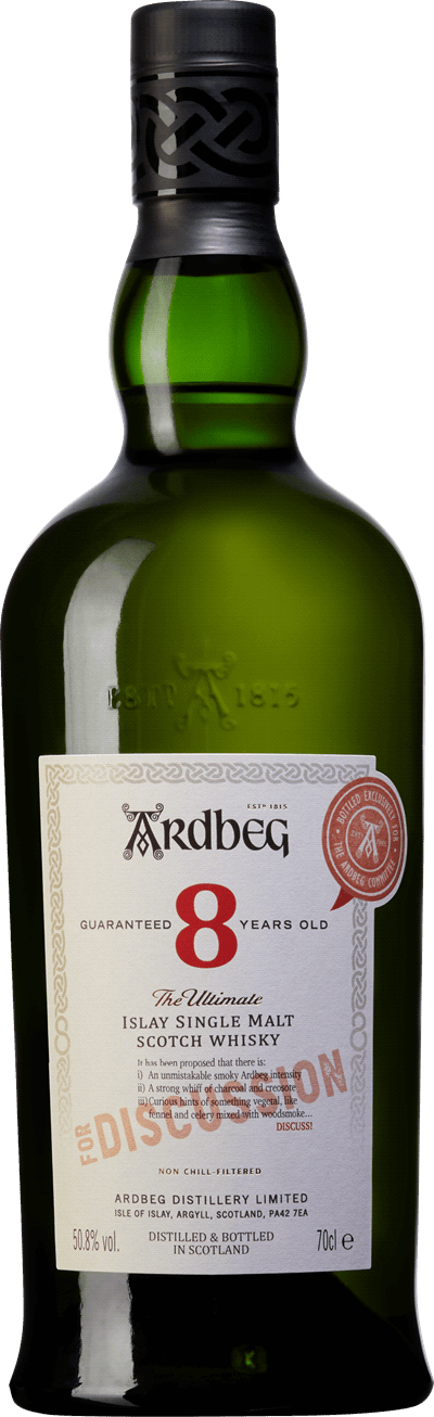 Ardbeg 8 years For Discussion - 50.8% - Max. 1 per klant Ardbeg 8 years For Discussion - 50.8% - Max. 1 per klant