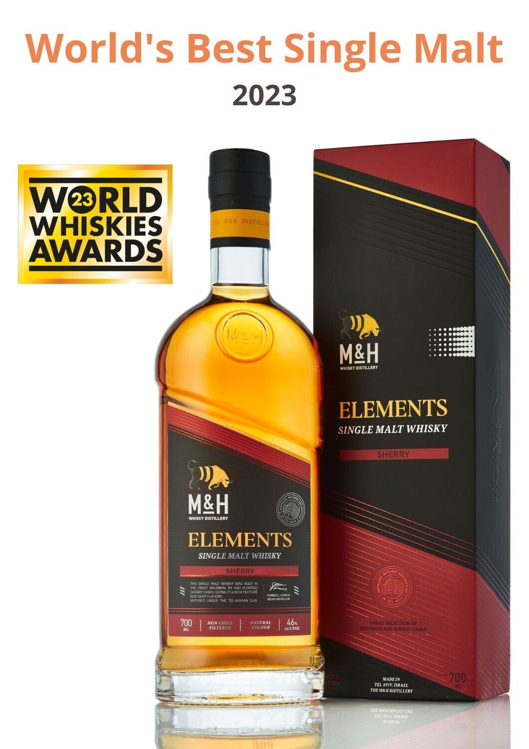 Milk & Honey Elements Single Malt Sherry - 46% Milk & Honey Elements Single Malt Sherry - 46%