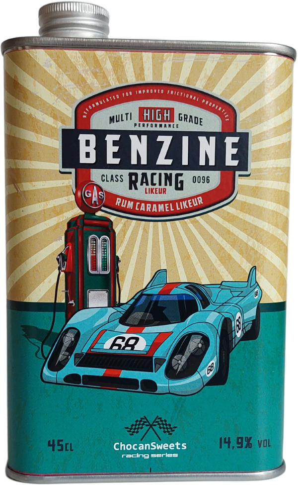 Blik Blik "Benzine" - Racewagen - Rum - Caramel likeur - 14.9%