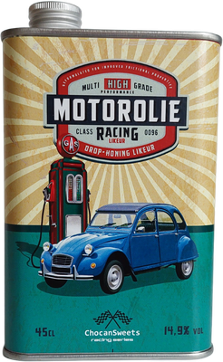 Blik Blik "Motorolie" -Citroën 2CV - Drop - Honinglikeur - 14.9%