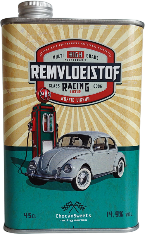 Blik "Remvloeistof" - Volkswagen Kever - Koffielikeur - 14.9%