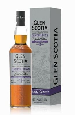Glen Scotia - Festival Edition 2023 - Lightly Peated - White Port Cask - 54.7% - Maximaal 1 per klant!