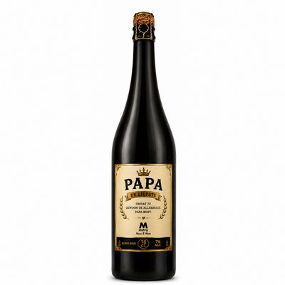 Papa Bier - grote fles 0.75cl. Papa Bier - grote fles 0.75cl.