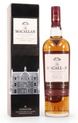 The  Macallan Whisky Makers Edition - 42.8% - Spiritual Home - Max. 1 per klant.