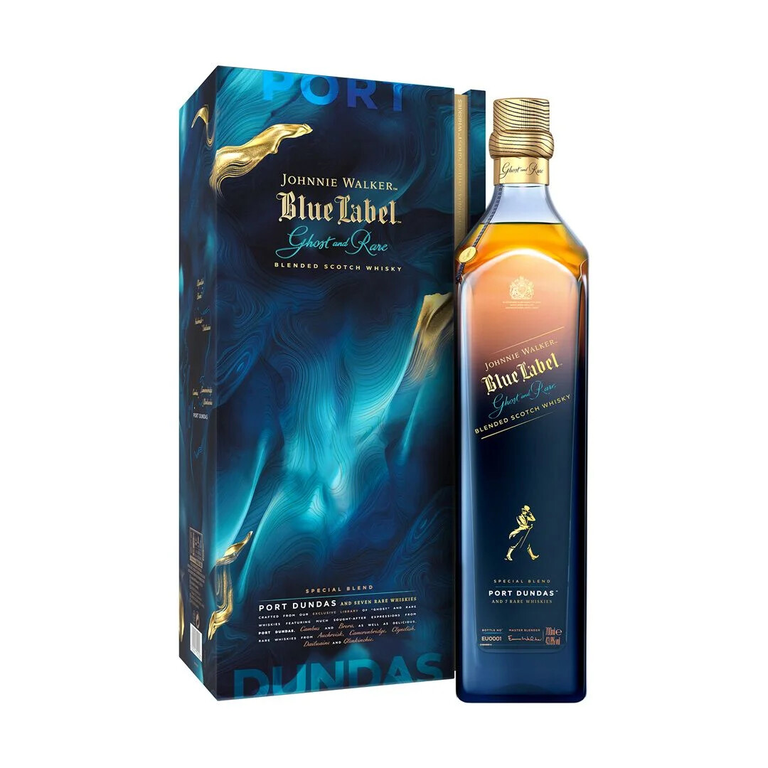 Johnnie Walker Blue Label - Ghost and Rare Port Dundas - 43.8% Johnnie Walker Blue Label - Ghost and Rare Port Dundas - 43.8%