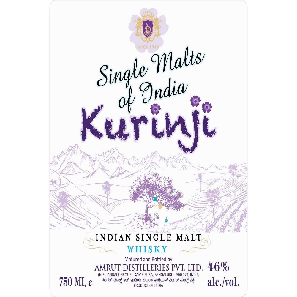 Amrut Kurinji Single Malt - 46% Amrut Kurinji Single Malt - 46%