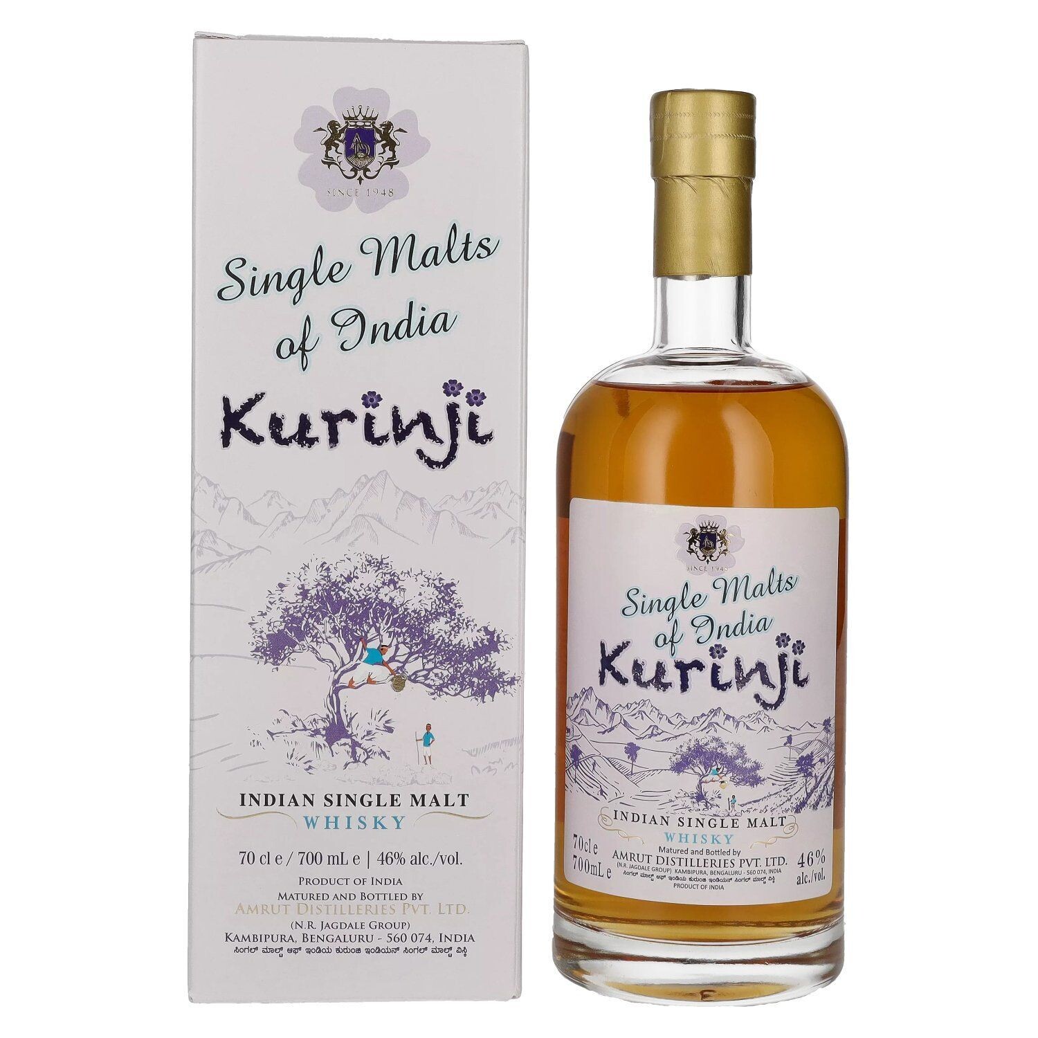 Amrut Kurinji Single Malt - 46% Amrut Kurinji Single Malt - 46%