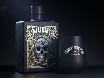 Amuerte coca leaf gin - Black Edition - 43%
