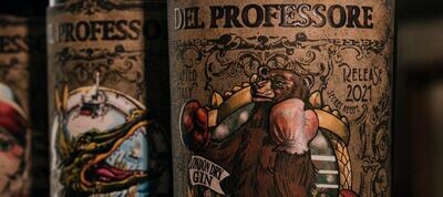 Del Professore fighting bear gin - 43%