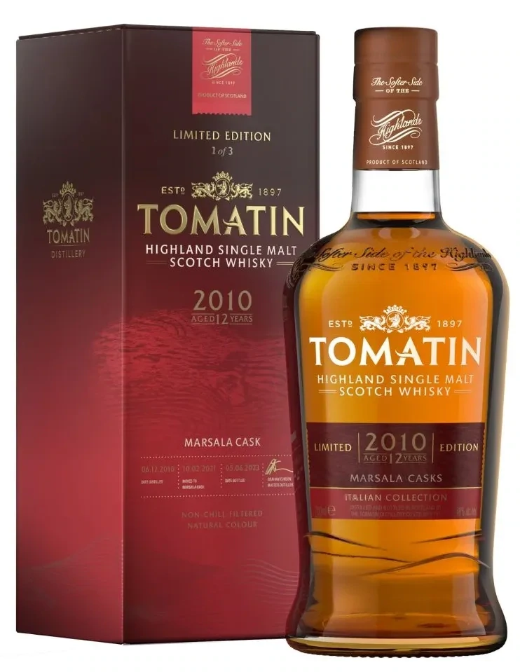 Tomatin Italian Collection - The Marsala Cask - 46% Tomatin Italian Collection - The Marsala Cask - 46%