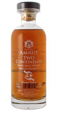 Amrut Two Continents Single Malt - 46%