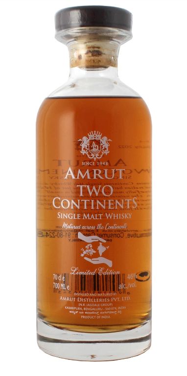 Amrut Two Continents Single Malt - 46%
