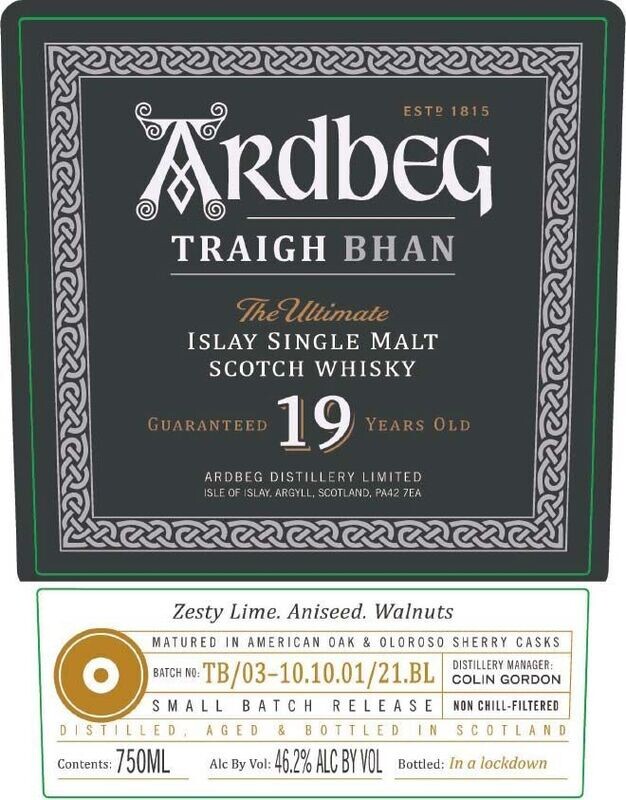 Ardbeg Traigh Bhan 19 years - Batch 3 - 46.2%