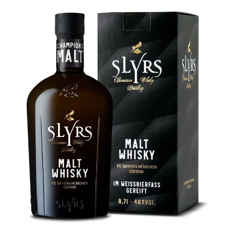 Slyrs Single Malt -  FC Bayern München Weissbier Fass - 40%