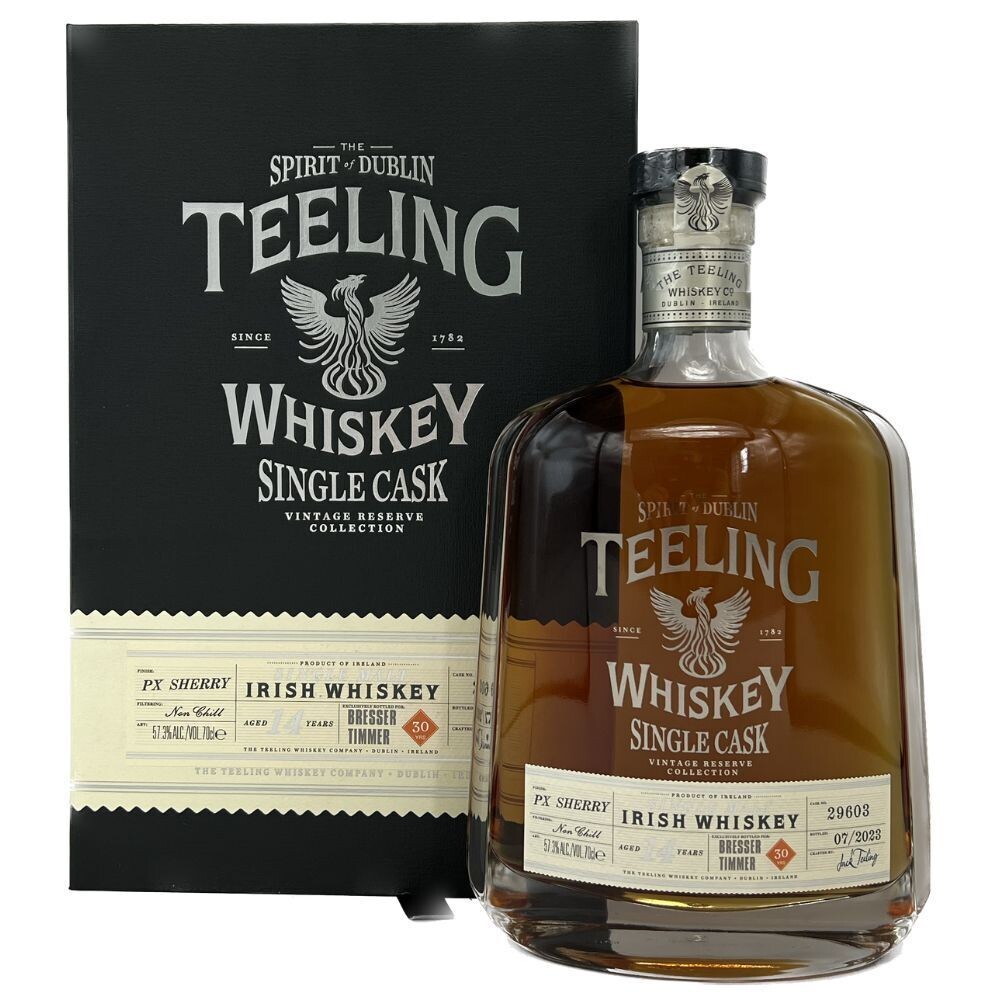 Teeling 30 jaar Bresser en Timmer Anniversary - 14 years old - 57.3% Teeling 30 jaar Bresser en Timmer Anniversary - 14 years old - 57.3%