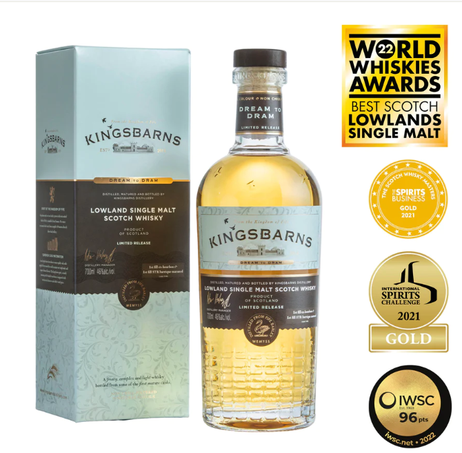 Kingsbarns Dream to Dram - Single Malt - 46% Kingsbarns Dream to Dram - Single Malt - 46%