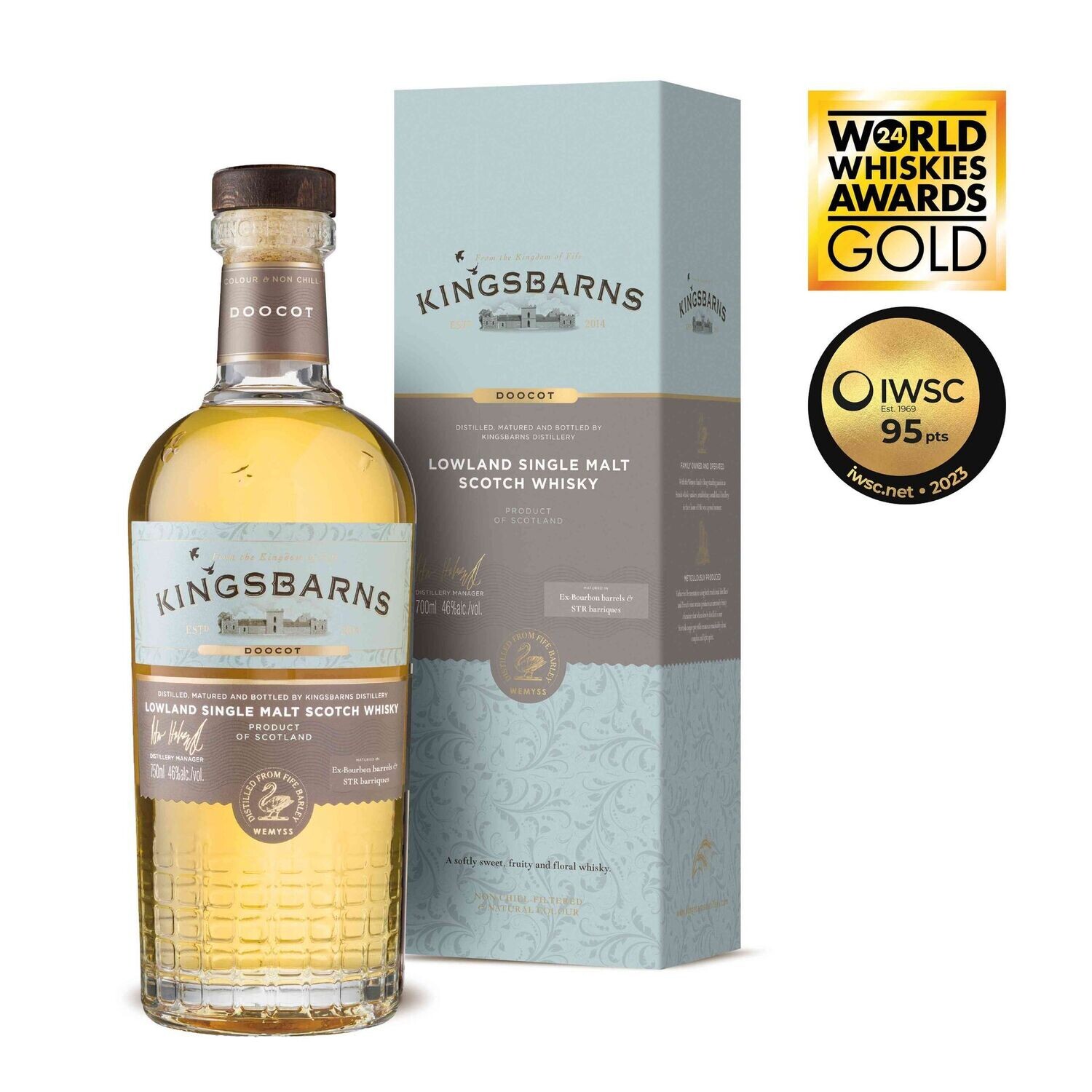 Kingsbarns Doocot Single Malt - 46% Kingsbarns Doocot Single Malt - 46%
