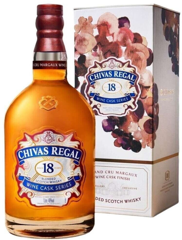 Chivas Regal 18 years - Margaux Wine Cask finish - 48% Chivas Regal 18 years - Margaux Wine Cask finish - 48%