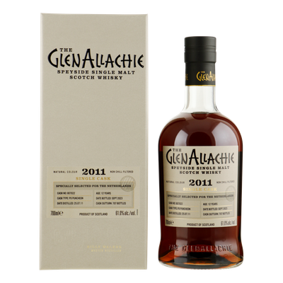 GlenAllachie 12 years - 2011 Single Cask - PX Puncheon Cask - 61%