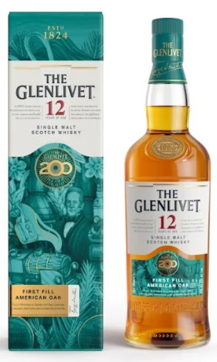 Glenlivet 12 years -200th Anniversary Limited Edition - 40% Glenlivet 12 years -200th Anniversary Limited Edition - 40%