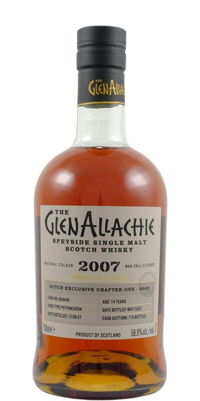 GlenAllachie  14 years - 2007 – The Netherlands exclusive - Chapter 1 - 58.9%