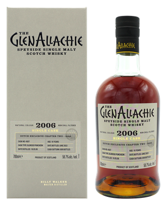 GlenAllachie  16 years - 2007 – The Netherlands exclusive - Batch 2 - 58.7%