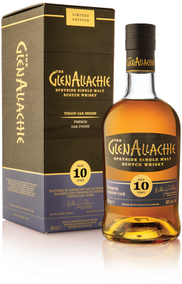 GlenAllachie Virgin Oak Series - French Oak - 10 years  - 48%