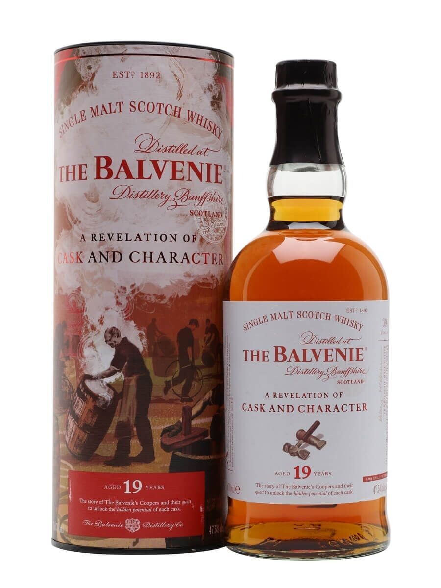 Balvenie 19 years - A revelation of Cask and Character - 47.5% Balvenie 19 years - A revelation of Cask and Character - 47.5%