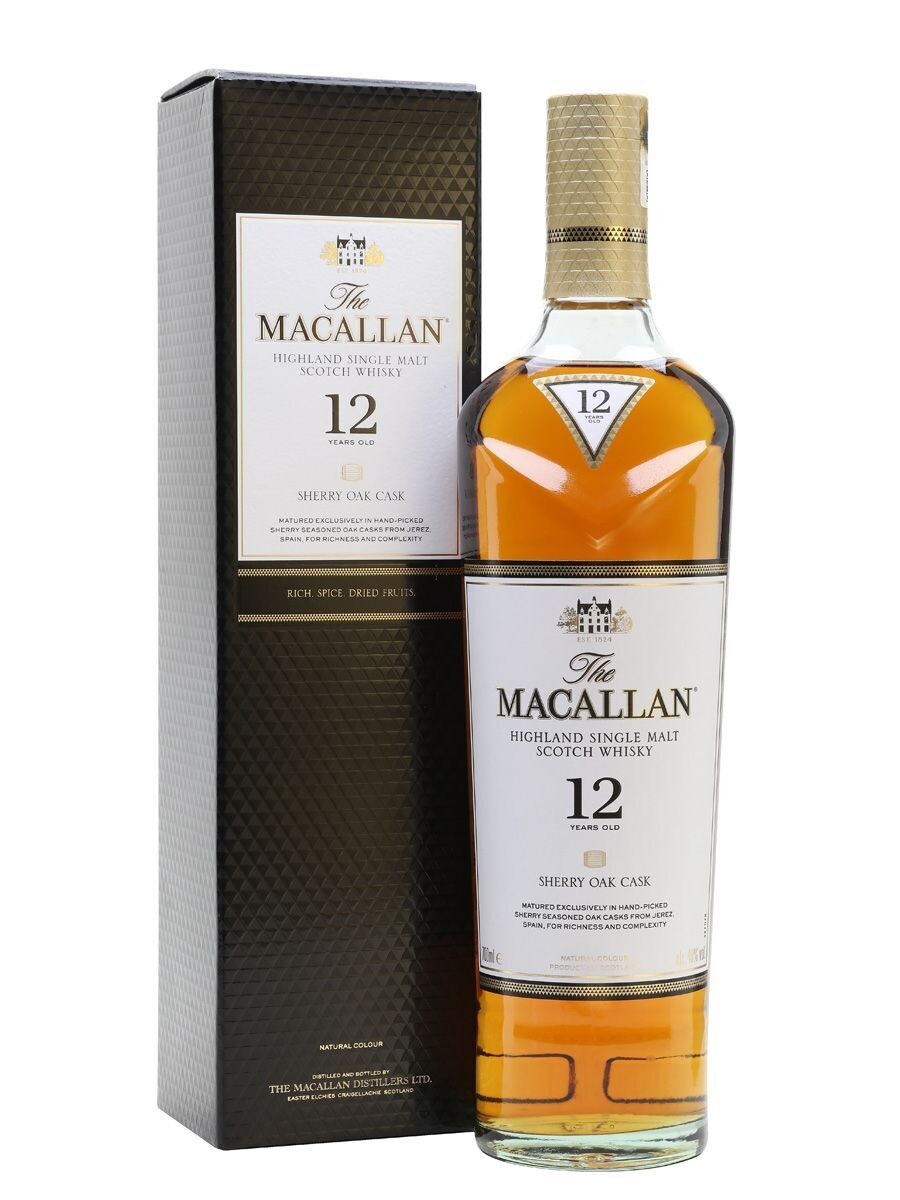 Macallan 12 years - Sherry Cask - 40% Macallan 12 years - Sherry Cask - 40%