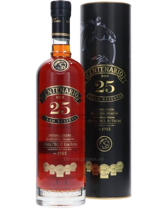 Ron Centenario Gran Reserva 25 years old - 40% Ron Centenario Gran Reserva 25 years old - 40%