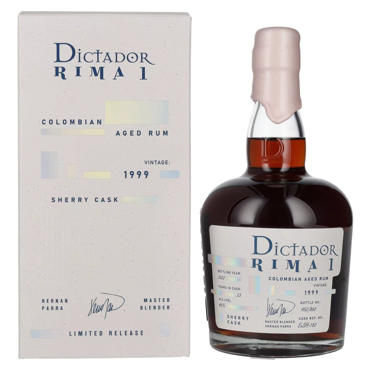 Dictador Rima 1 - Vintage 1999 - Sherry Cask - 45% Dictador Rima 1 - Vintage 1999 - Sherry Cask - 45%