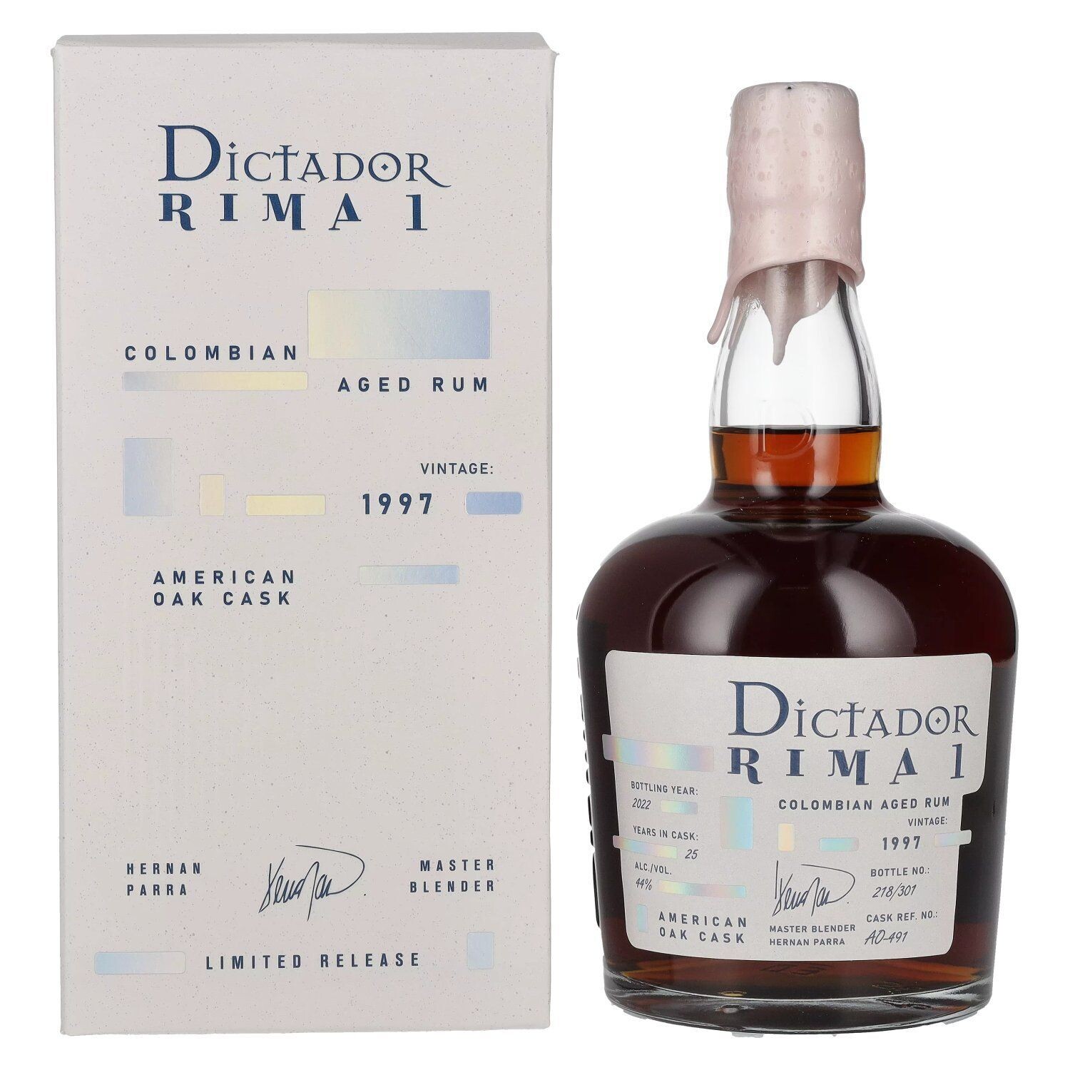 Dictador Rima 1 - Vintage 1997 - American Oak Cask - 44% Dictador Rima 1 - Vintage 1997 - American Oak Cask - 44%