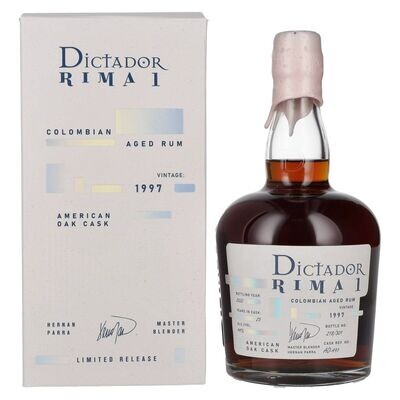 Dictador Rima 1 - Vintage 1997 - American Oak Cask - 44%