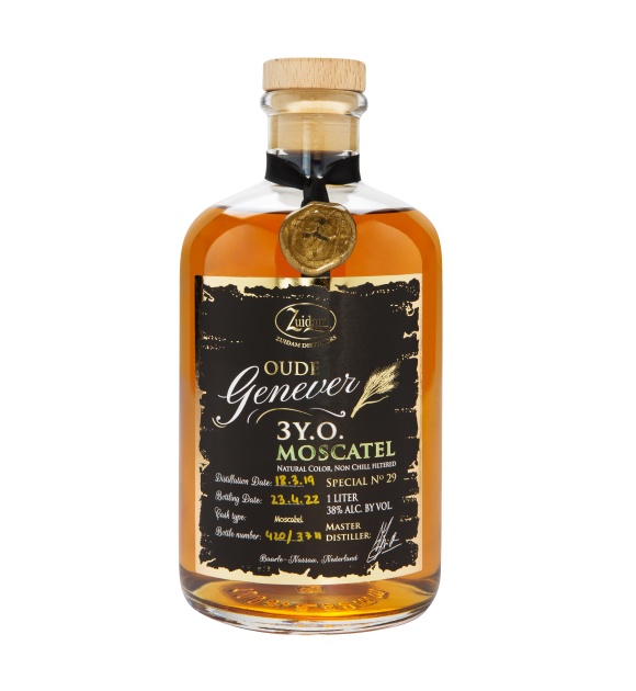 Zuidam Oude Genever - Moscatel 3 years - Special #29 - 38% Zuidam Oude Genever - Moscatel 3 years - Special #29 - 38%