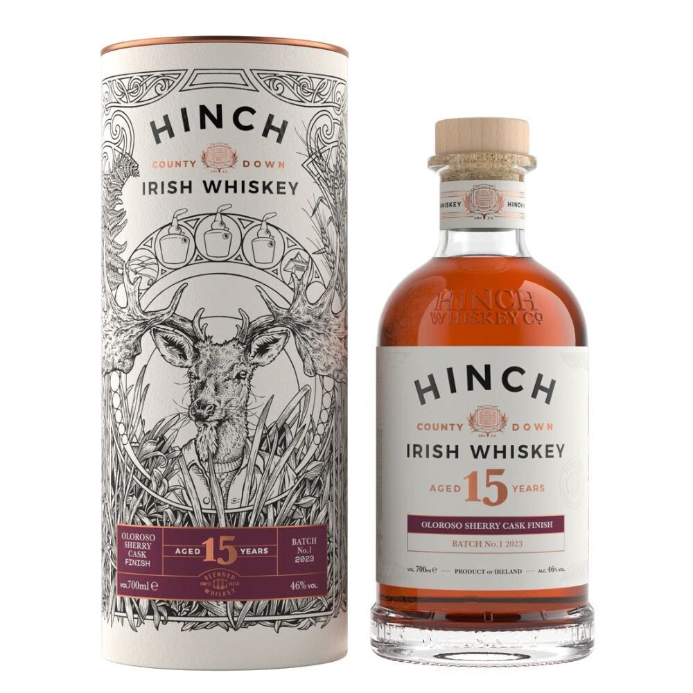 Hinch 15 Year Oloroso Cask Irish Whiskey - 46% Hinch 15 Year Oloroso Cask Irish Whiskey - 46%