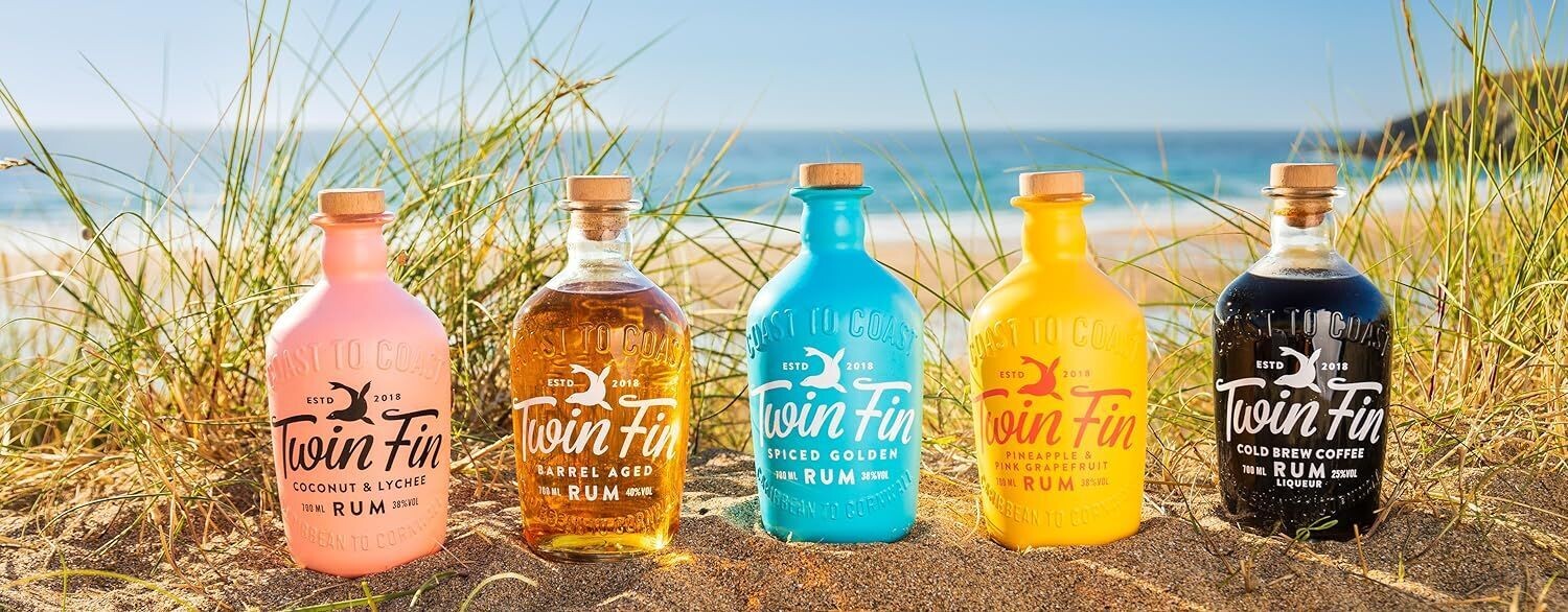 Twin Fin - Coconut & Lychee rum - 38% Twin Fin - Coconut & Lychee rum - 38%