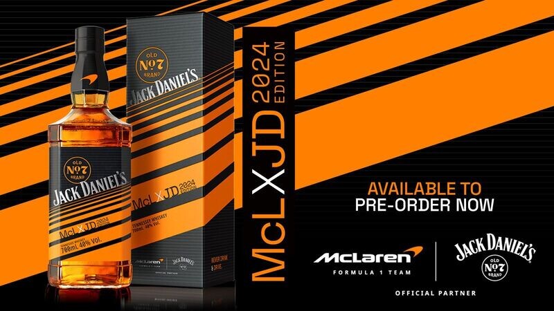 Jack Daniel's McLaren Limited Edition - 40% - Batch 2 - 2024 - met doos!