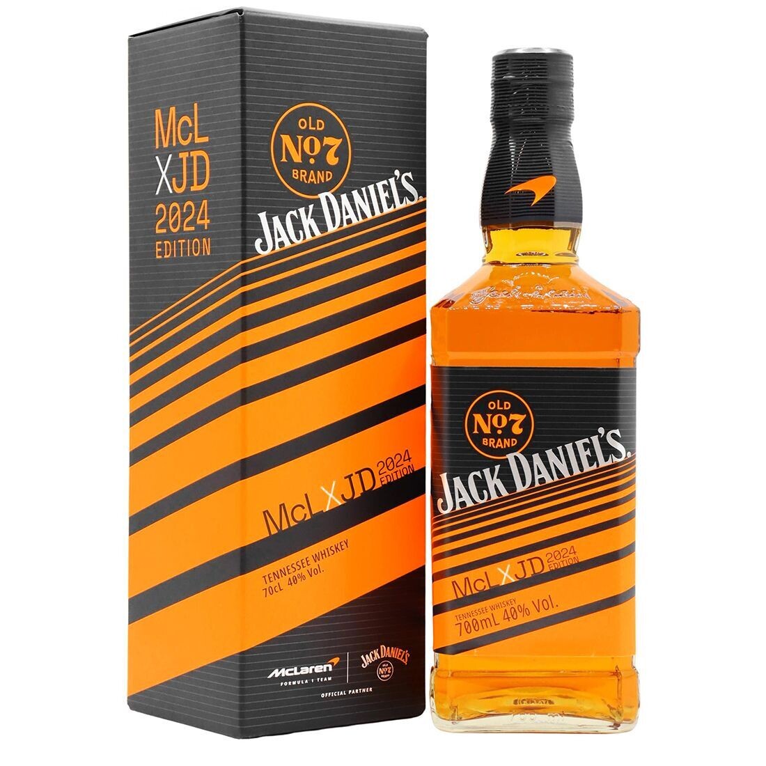 Jack Daniel's McLaren Limited Edition - 40% - Batch 2 - 2024 - met doos! Jack Daniel's McLaren Limited Edition - 40% - Batch 2 - 2024 - met doos!