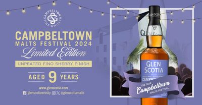 Glen Scotia 9 years - Unpeated Fino Sherry Cask - Campbeltown Festival 2024 - 56.2%