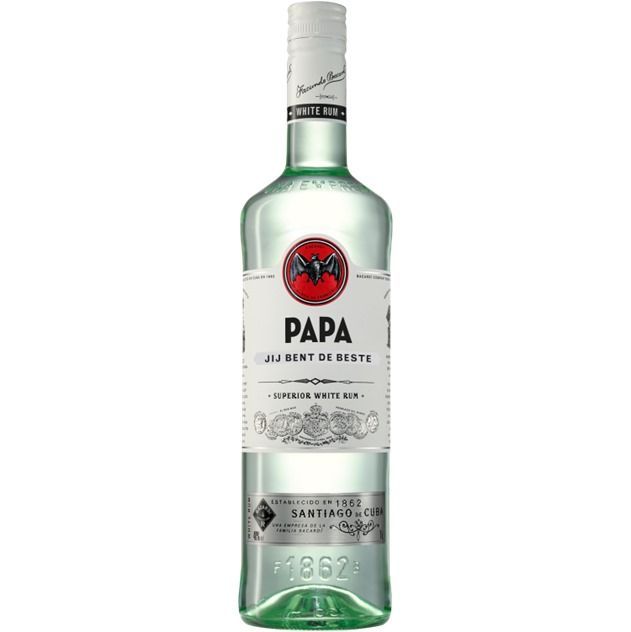 Bacardi Carta Blanca - PAPA edition - liter Bacardi Carta Blanca - PAPA edition - liter