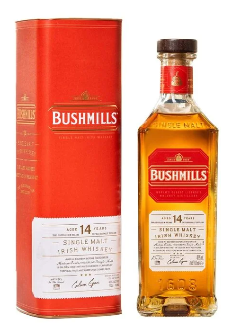 Bushmills 14 years - Malaga Cask - 40% Bushmills 14 years - Malaga Cask - 40%