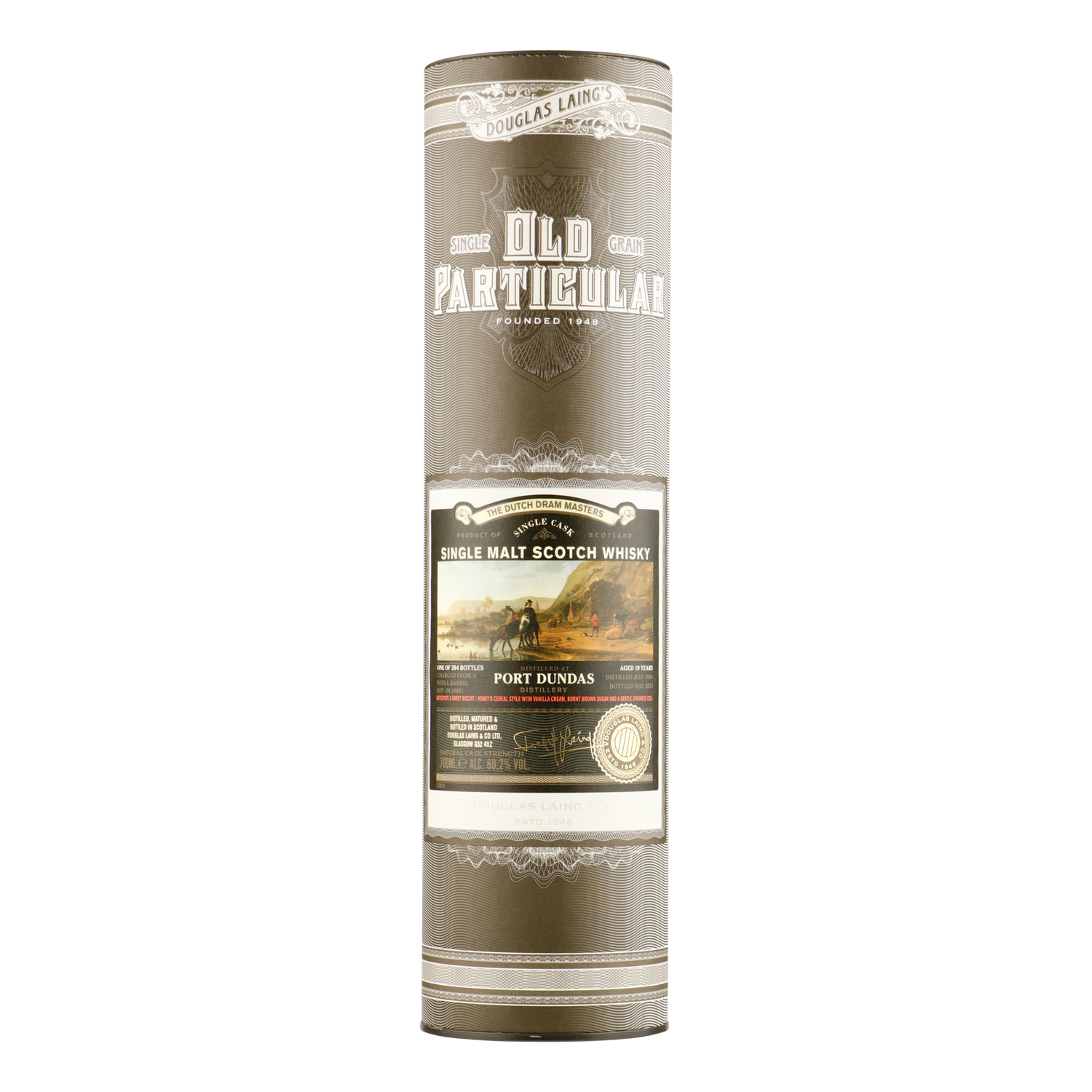 Old Particular - The Dutch Dram Masters - Port Dundas 19 years old - single malt - Batch 4 - 60.2%