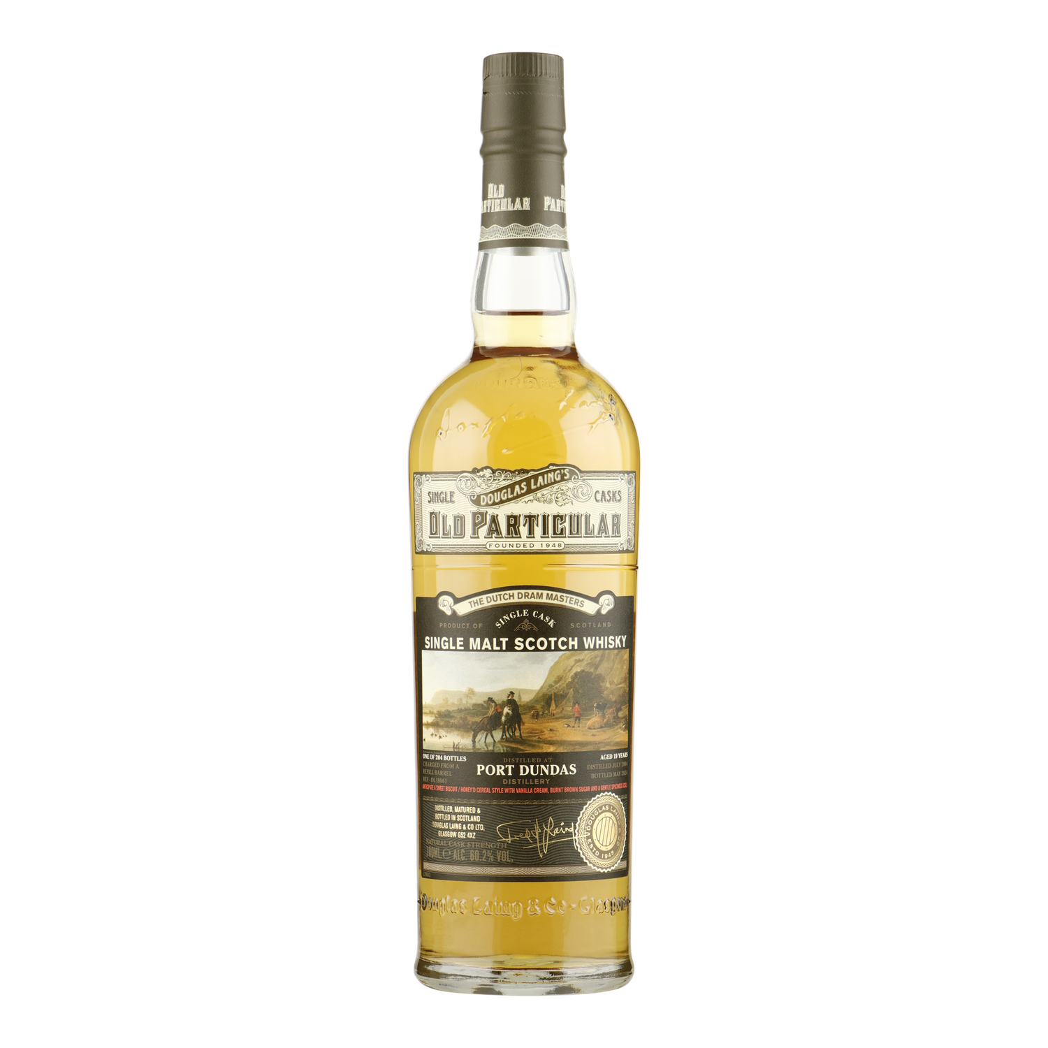 Old Particular - The Dutch Dram Masters - Port Dundas 19 years old - single malt - Batch 4 - 60.2%