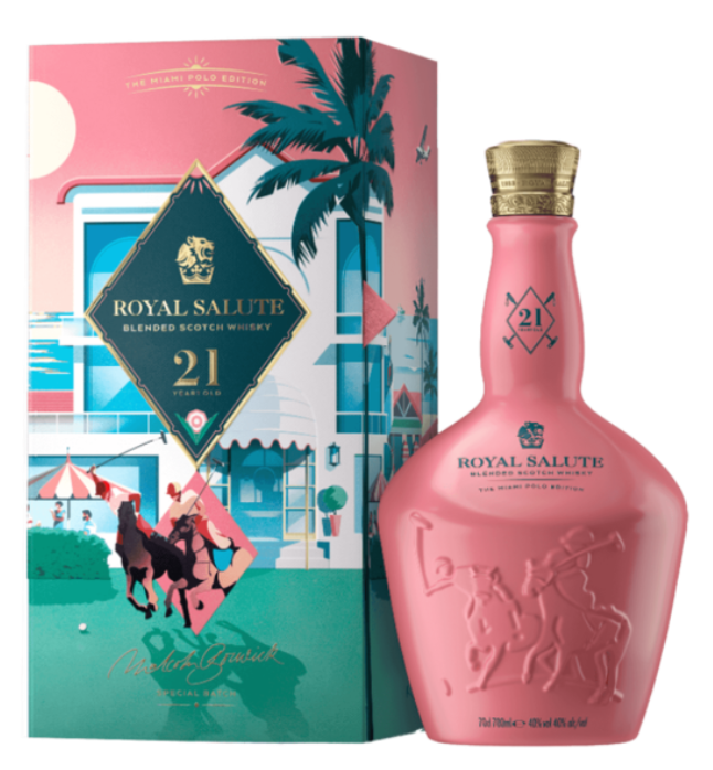 Chivas Regal Royal Salute - Miami Limited Edition - 40% Chivas Regal Royal Salute - Miami Limited Edition - 40%
