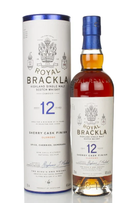 Royal Brackla 12 years - Oloroso Sherry Cask Finish - 46% Royal Brackla 12 years - Oloroso Sherry Cask Finish - 46%