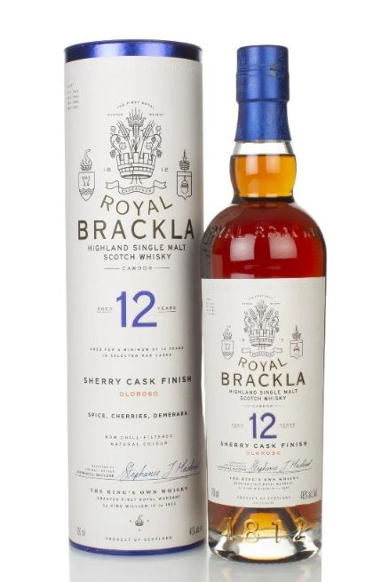 Royal Brackla 12 years - Oloroso Sherry Cask Finish - 46%