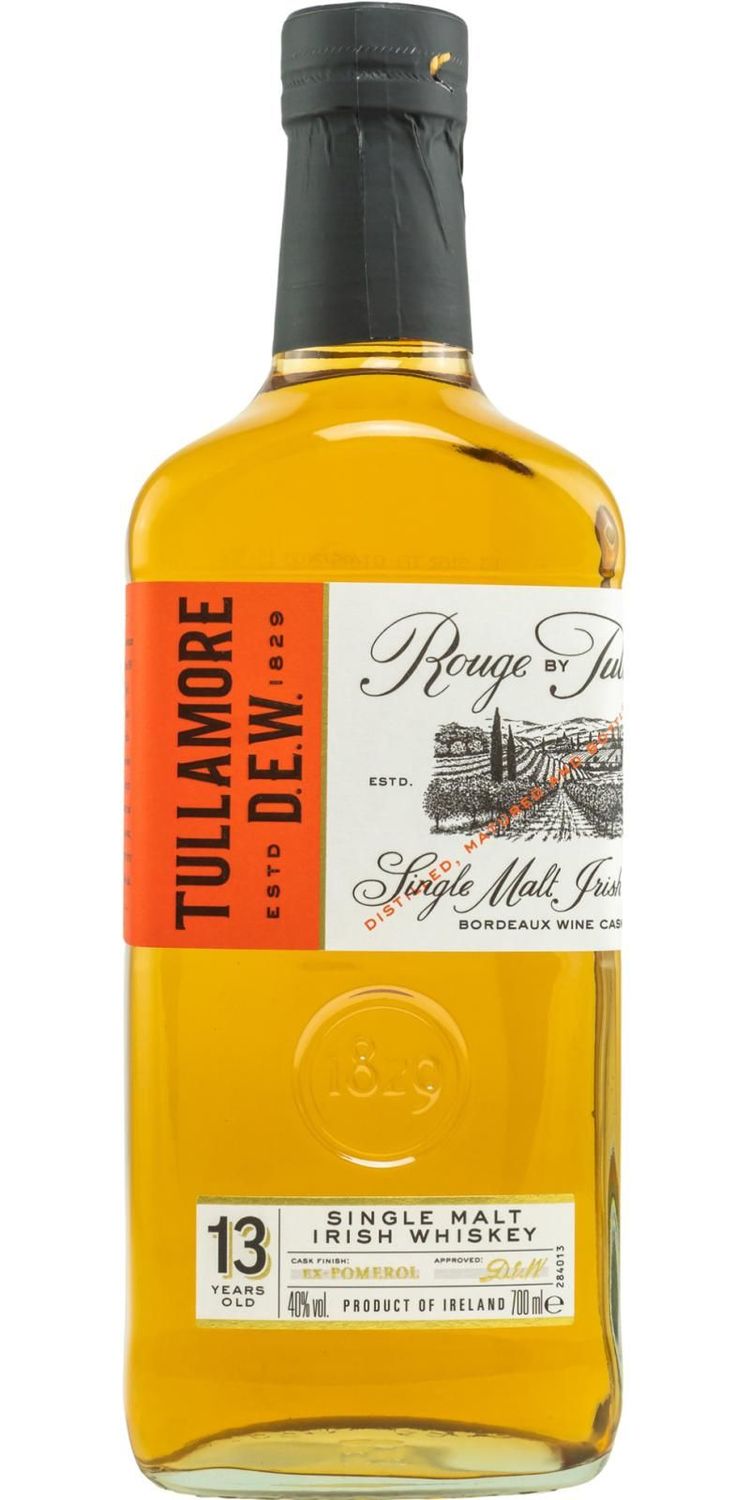 Tullamore DEW 13 years - Rouge Pomerol Cask - 40% Tullamore DEW 13 years - Rouge Pomerol Cask - 40%
