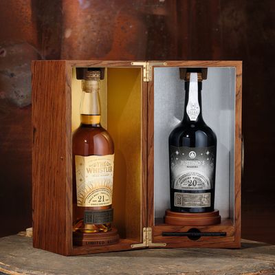 The Whistler & Justino's - Whisky & Madeira box - exclusive - 54.5% / 19.5%