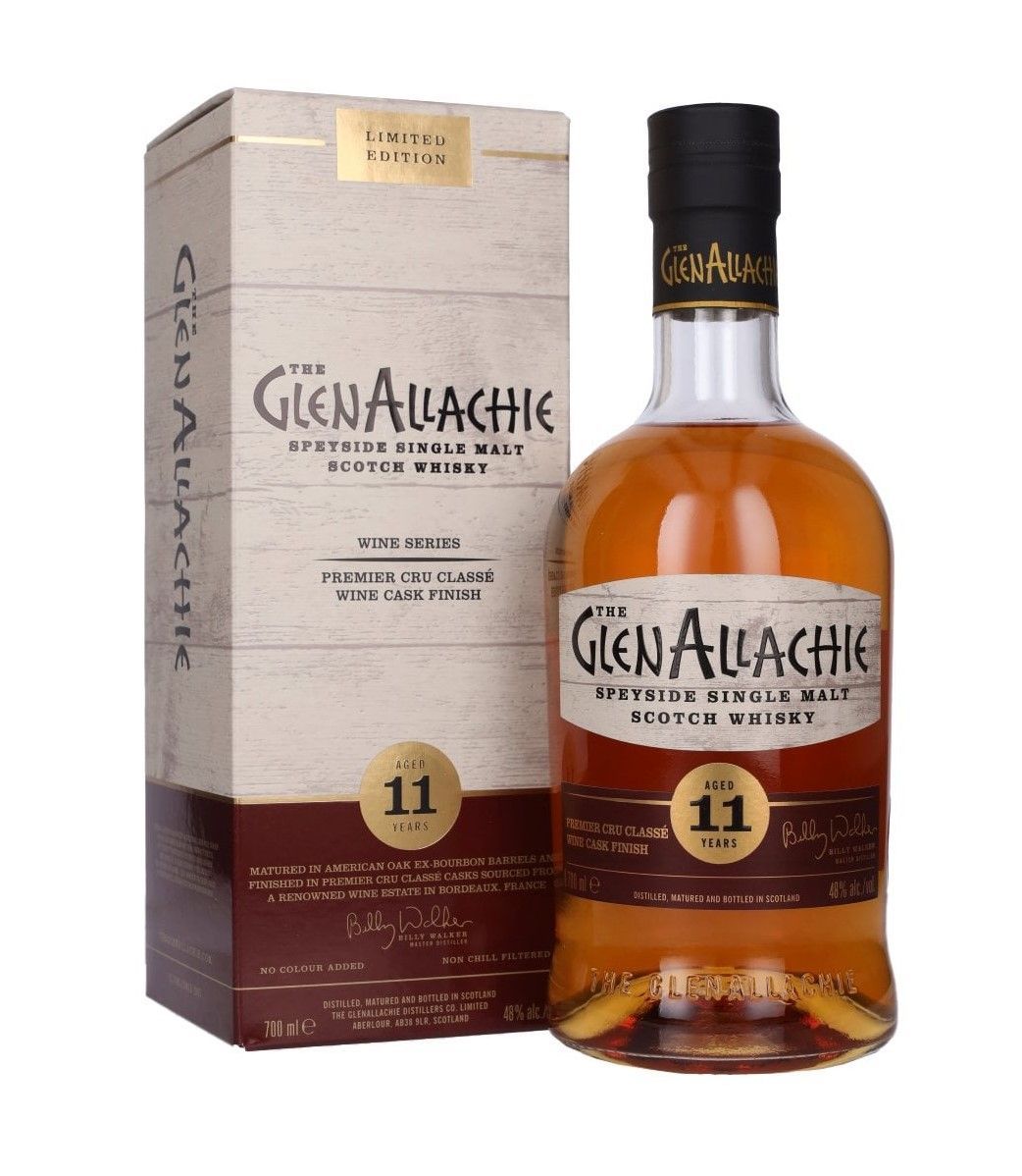 GlenAllachie 11 years – The Wine Series - Premier Cru Classé Wine Cask Finish - 48% GlenAllachie 11 years – The Wine Series - Premier Cru Classé Wine Cask Finish - 48%